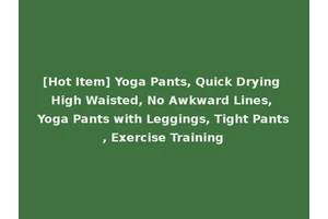 [Hot Item] Yoga Pants, Quick Drying High Waisted, No Awkward Lines, Yoga Pants with Leggings, Tight Pants, Exercise Training