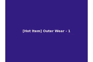 [Hot Item] Outer Wear - 1