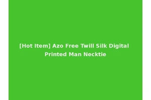 [Hot Item] Azo Free Twill Silk Digital Printed Man Necktie