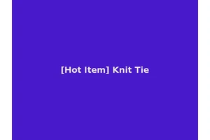 [Hot Item] Knit Tie