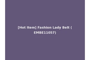 [Hot Item] Fashion Lady Belt (EMBE11057)