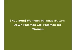 [Hot Item] Womens Pajamas Button Down Pajamas Girl Pajamas for Women