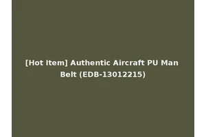 [Hot Item] Authentic Aircraft PU Man Belt (EDB-13012215)