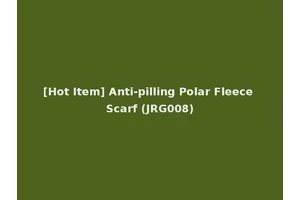 [Hot Item] Anti-pilling Polar Fleece Scarf (JRG008)