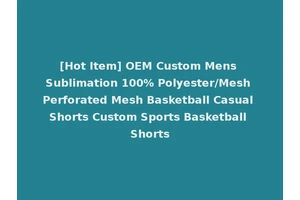 [Hot Item] OEM Custom Mens Sublimation 100% Polyester/Mesh Perforated Mesh Basketball Casual Shorts Custom Sports Basketball Shorts
