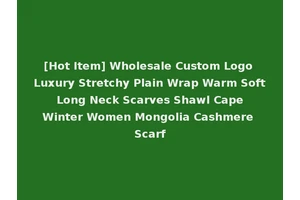 [Hot Item] Wholesale Custom Logo Luxury Stretchy Plain Wrap Warm Soft Long Neck Scarves Shawl Cape Winter Women Mongolia Cashmere Scarf