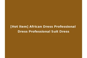 [Hot Item] African Dress Professional Dress Professional Suit Dress
