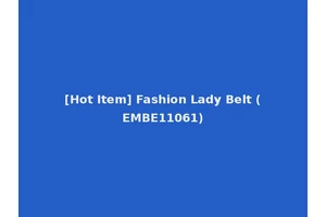 [Hot Item] Fashion Lady Belt (EMBE11061)