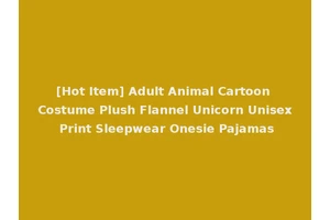 [Hot Item] Adult Animal Cartoon Costume Plush Flannel Unicorn Unisex Print Sleepwear Onesie Pajamas