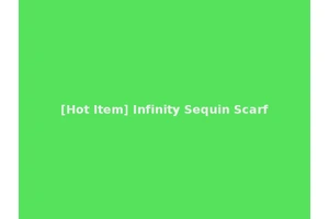 [Hot Item] Infinity Sequin Scarf