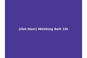 [Hot Item] Webbing Belt 10t