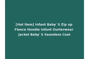 [Hot Item] Infant Baby′ S Zip up Fleece Hoodie Infant Ourterwear Jacket Baby′ S Seamless Coat