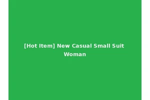 [Hot Item] New Casual Small Suit Woman