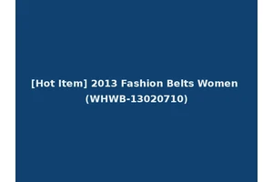 [Hot Item] 2013 Fashion Belts Women (WHWB-13020710)