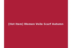 [Hot Item] Women Voile Scarf Autumn