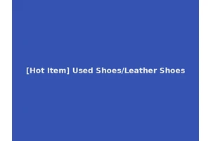 [Hot Item] Used Shoes/Leather Shoes
