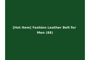 [Hot Item] Fashion Leather Belt for Men (88)