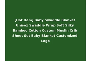 [Hot Item] Baby Swaddle Blanket Unisex Swaddle Wrap Soft Silky Bamboo Cotton Custom Muslin Crib Sheet Set Baby Blanket Customized Logo