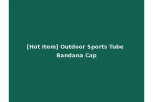 [Hot Item] Outdoor Sports Tube Bandana Cap