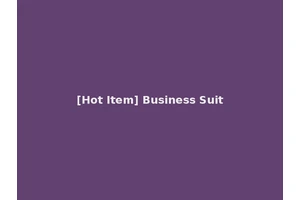 [Hot Item] Business Suit