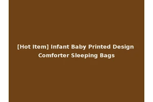 [Hot Item] Infant Baby Printed Design Comforter Sleeping Bags
