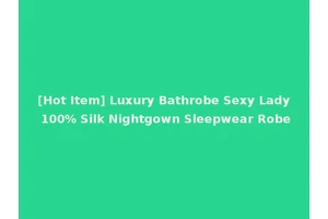 [Hot Item] Luxury Bathrobe Sexy Lady 100% Silk Nightgown Sleepwear Robe
