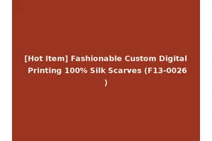 [Hot Item] Fashionable Custom Digital Printing 100% Silk Scarves (F13-0026)