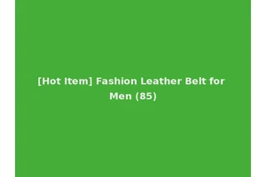 [Hot Item] Fashion Leather Belt for Men (85)
