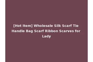 [Hot Item] Wholesale Silk Scarf Tie Handle Bag Scarf Ribbon Scarves for Lady