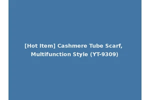 [Hot Item] Cashmere Tube Scarf, Multifunction Style (YT-9309)