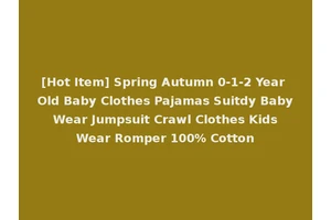 [Hot Item] Spring Autumn 0-1-2 Year Old Baby Clothes Pajamas Suitdy Baby Wear Jumpsuit Crawl Clothes Kids Wear Romper 100% Cotton