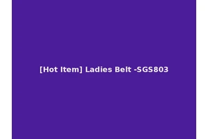[Hot Item] Ladies Belt -SGS803