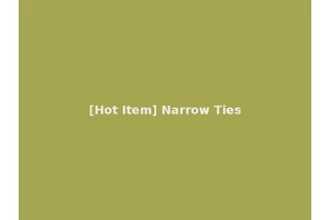 [Hot Item] Narrow Ties