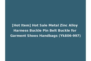 [Hot Item] Hot Sale Metal Zinc Alloy Harness Buckle Pin Belt Buckle for Garment Shoes Handbags (Yk806-997)