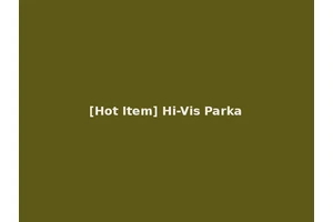 [Hot Item] Hi-Vis Parka
