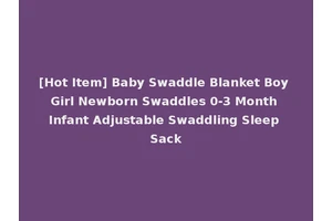 [Hot Item] Baby Swaddle Blanket Boy Girl Newborn Swaddles 0-3 Month Infant Adjustable Swaddling Sleep Sack
