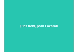 [Hot Item] Jean Coverall