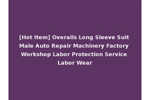 [Hot Item] Overalls Long Sleeve Suit Male Auto Repair Machinery Factory Workshop Labor Protection Service Labor Wear