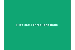 [Hot Item] Three-Tone Belts