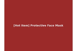 [Hot Item] Protective Face Mask