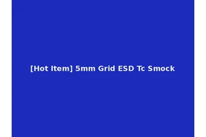 [Hot Item] 5mm Grid ESD Tc Smock
