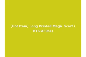 [Hot Item] Long Printed Magic Scarf (HYS-AF051)