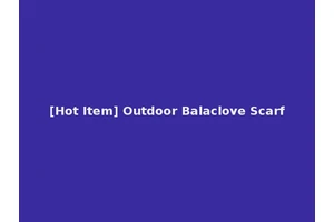 [Hot Item] Outdoor Balaclove Scarf