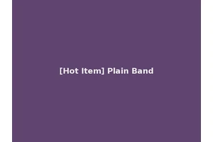 [Hot Item] Plain Band