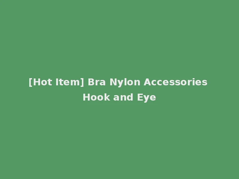 [Hot Item] Bra Nylon Accessories Hook and Eye