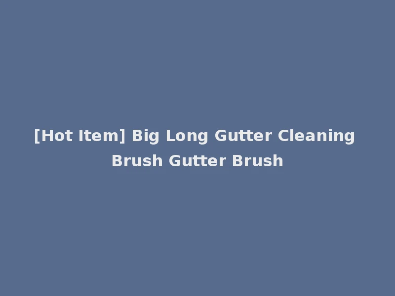[Hot Item] Big Long Gutter Cleaning Brush Gutter Brush
