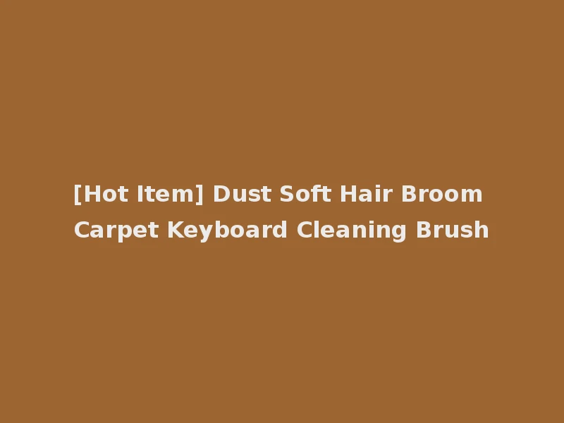 [Hot Item] Dust Soft Hair Broom Carpet Keyboard Cleaning Brush