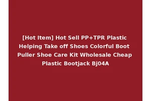 [Hot Item] Hot Sell PP+TPR Plastic Helping Take off Shoes Colorful Boot Puller Shoe Care Kit Wholesale Cheap Plastic Bootjack Bj04A
