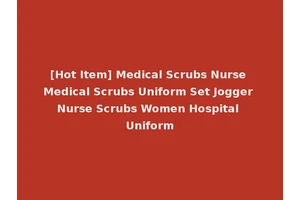 [Hot Item] Medical Scrubs Nurse Medical Scrubs Uniform Set Jogger Nurse Scrubs Women Hospital Uniform