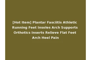 [Hot Item] Plantar Fasciitis Athletic Running Feet Insoles Arch Supports Orthotics Inserts Relieve Flat Feet Arch Heel Pain